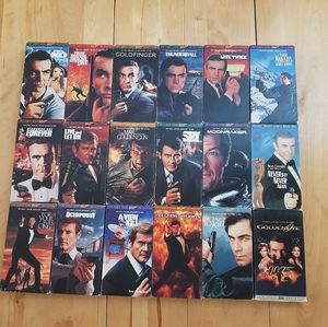 James Bond VHS Collection